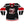 GWAR 'CROSSBONES CROSSCHECK' hockey jersey in black, white, and red front view