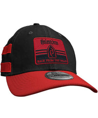 HALESTORM 'BACK FROM THE DEAD' stretch fit hockey cap in black with red brim and stripes