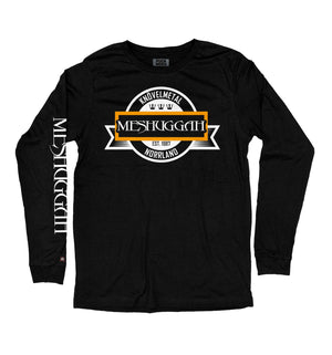 Meshuggah 'Knovelmetal' long sleeve hockey t-shirt in black