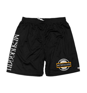 Meshuggah 'Knovelmetal' mesh hockey shorts in black