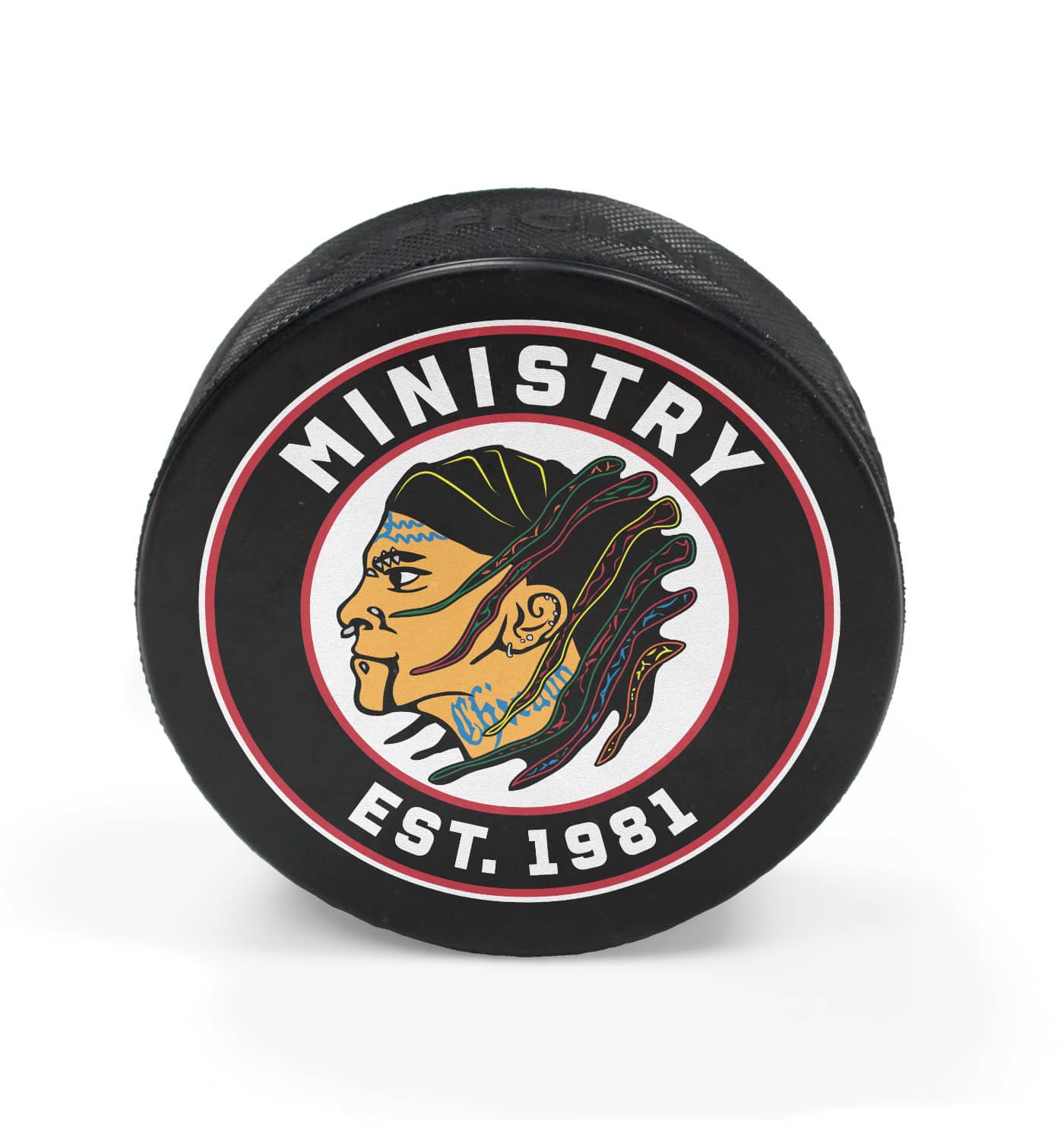 MINISTRY 'UNCLE AL WINDY CITY' limited edition hockey puck