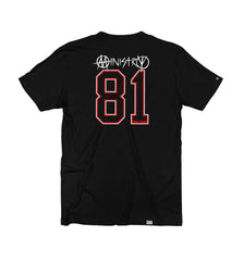 MINISTRY 'UNCLE AL WINDY CITY' short sleeve hockey t-shirt in black back view