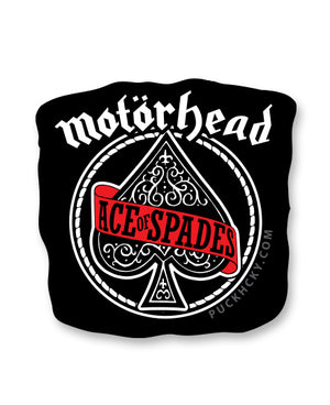 Motorhead 'Ace of Spades' hockey sticker