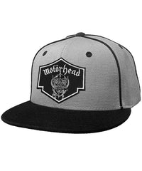 MOTÖRHEAD 'SCORE PIG' snapback hockey cap in grey with black accents