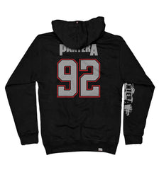 PANTERA 'A VULGAR DISPLAY' pullover hockey hoodie in black back view