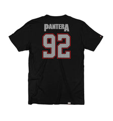 PANTERA 'A VULGAR DISPLAY' short sleeve hockey t-shirt in black back view