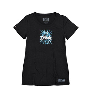 ROB ZOMBIE 'SKATANIC' women's short sleeve hockey t-shirt front view