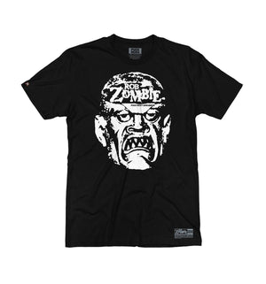 ROB ZOMBIE 'SKATERBEAST' short sleeve hockey t-shirt in black front view