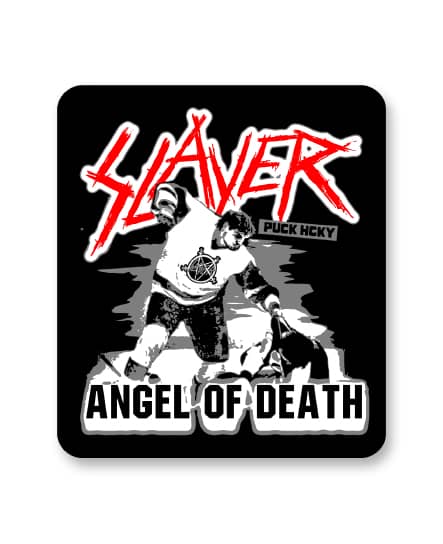 SLAYER 'ANGEL OF DEATH' hockey sticker