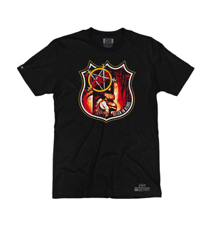 SLAYER 'REIGN IN BLOOD' short sleeve hockey t-shirt in black