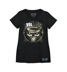 VOLBEAT ‘REWIND REPLAY REBOUND’ women's short sleeve hockey t-shirt front view
